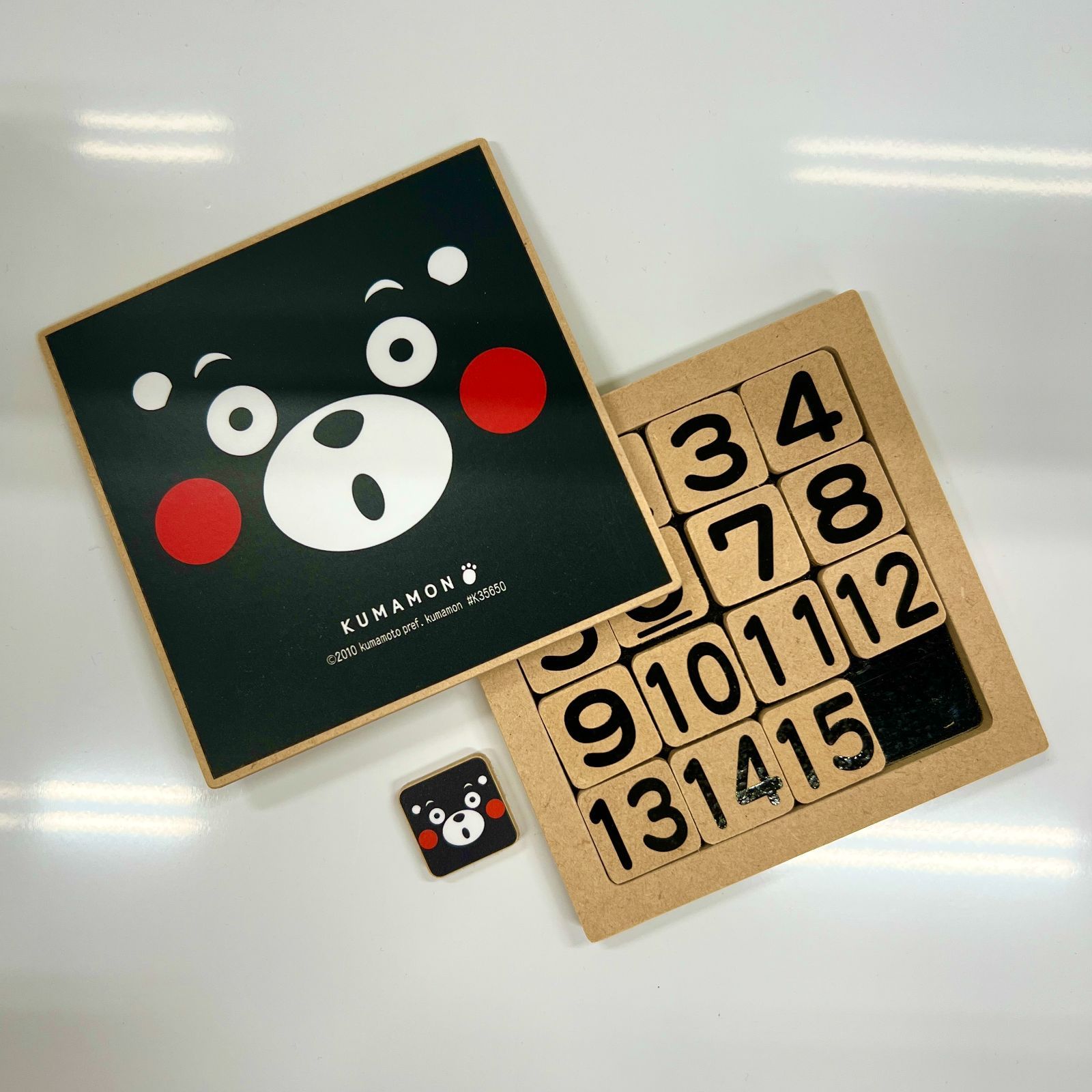 くまモンの15パズル 15ピースパズル スライドパズル 頭の