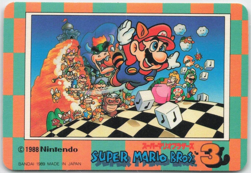 バンダイ スーパーマリオブラザーズ3/カードダス しっぽマリオ バンダイ スーパーマリオブラザーズ3/カードダス しっぽマリオ