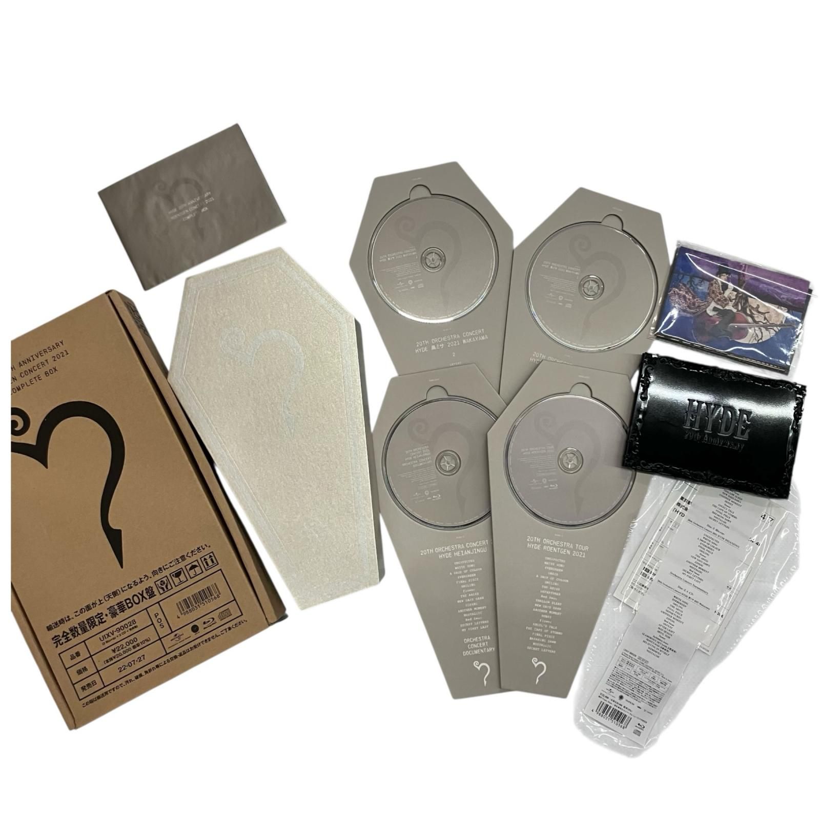HYDE ROENTGEN CONCERT 2021 COMPLETE BOX HYDE 20th Anniversary