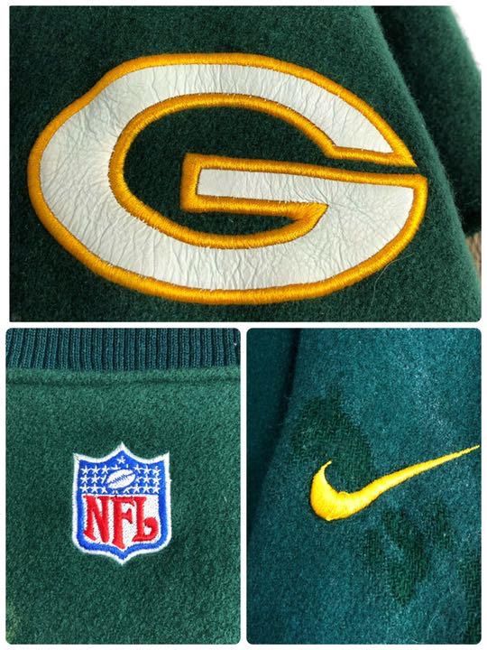 【美品】NFLパッカーズ　NIKE 90sスタジャン 美品】NFLパッカーズ NIKE 90sスタジャン 激レア 90s NFLパッカーズ