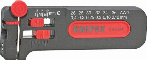 クニペックス KNIPEX 小型ワイヤーストリッパー1280-100SB