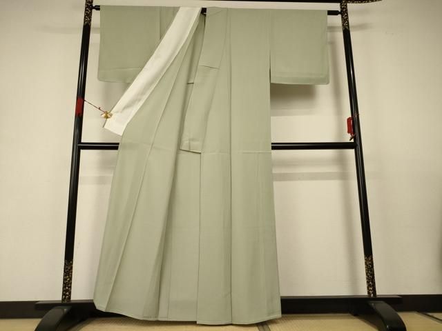 平和屋着物 夏物 色無地 絽 若芽色 正絹 AABC1858jd