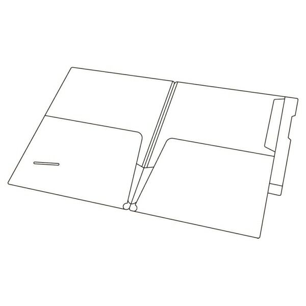 カルテフォルダー フラップ付 ダブル 縦型