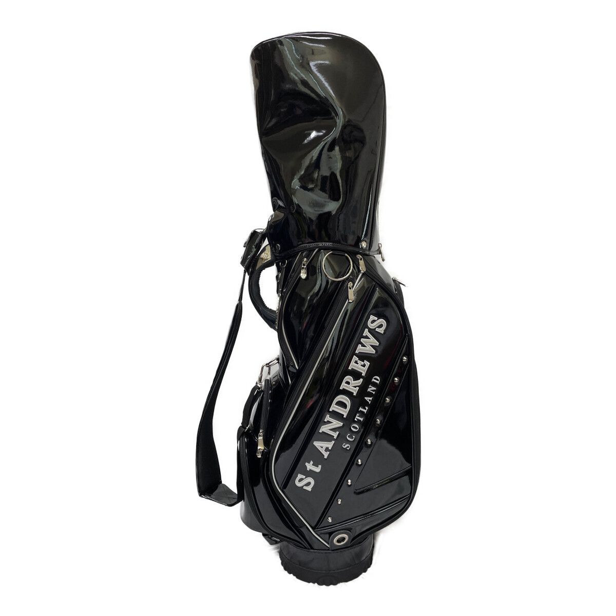 中古 セントアンドリュース StANDREWS キャディバッグ 黒