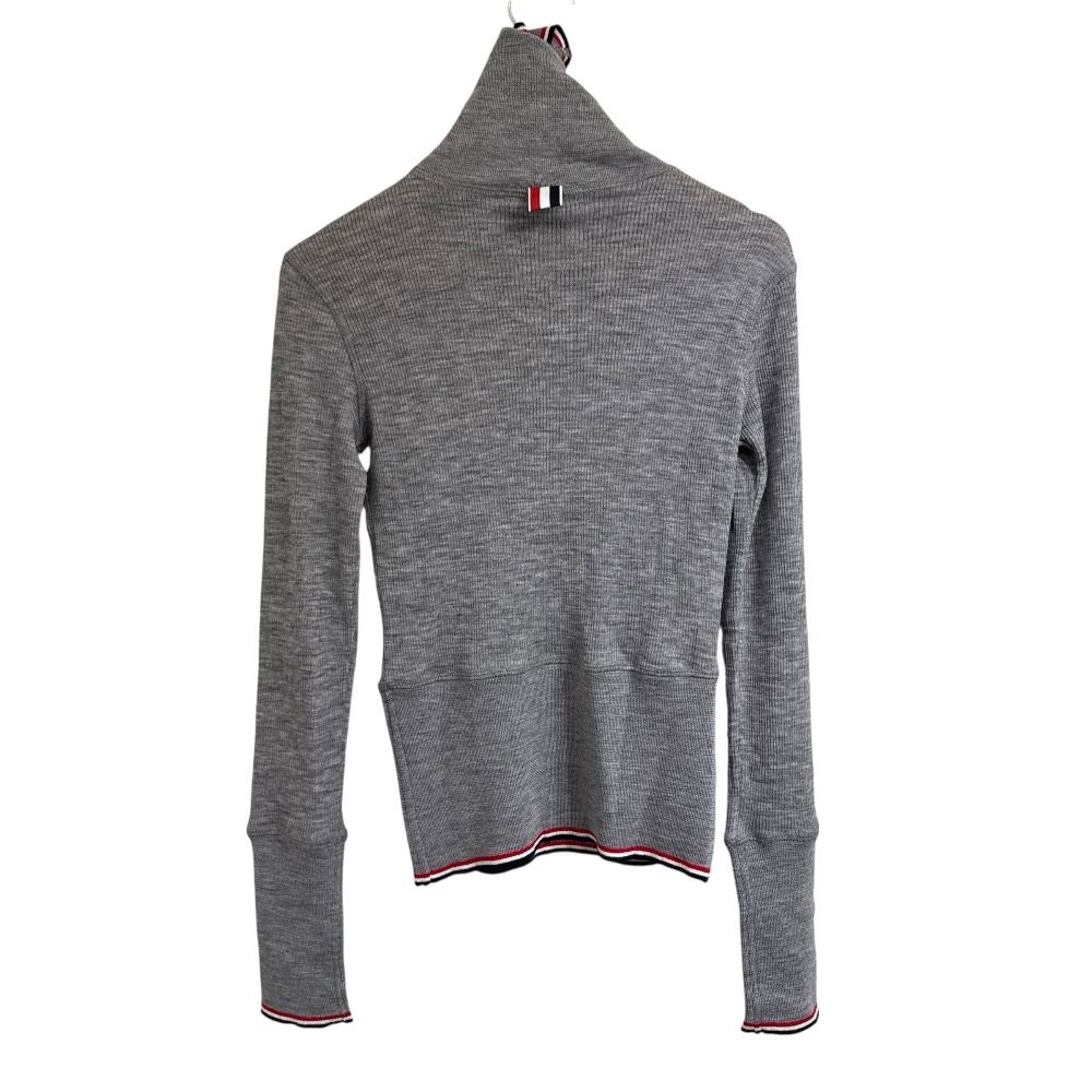 THOM BROWNE グレー 長袖カットソー THOM BROWNE グレー 長袖カットソー トムブラウン 4bar グレー 2サイズ