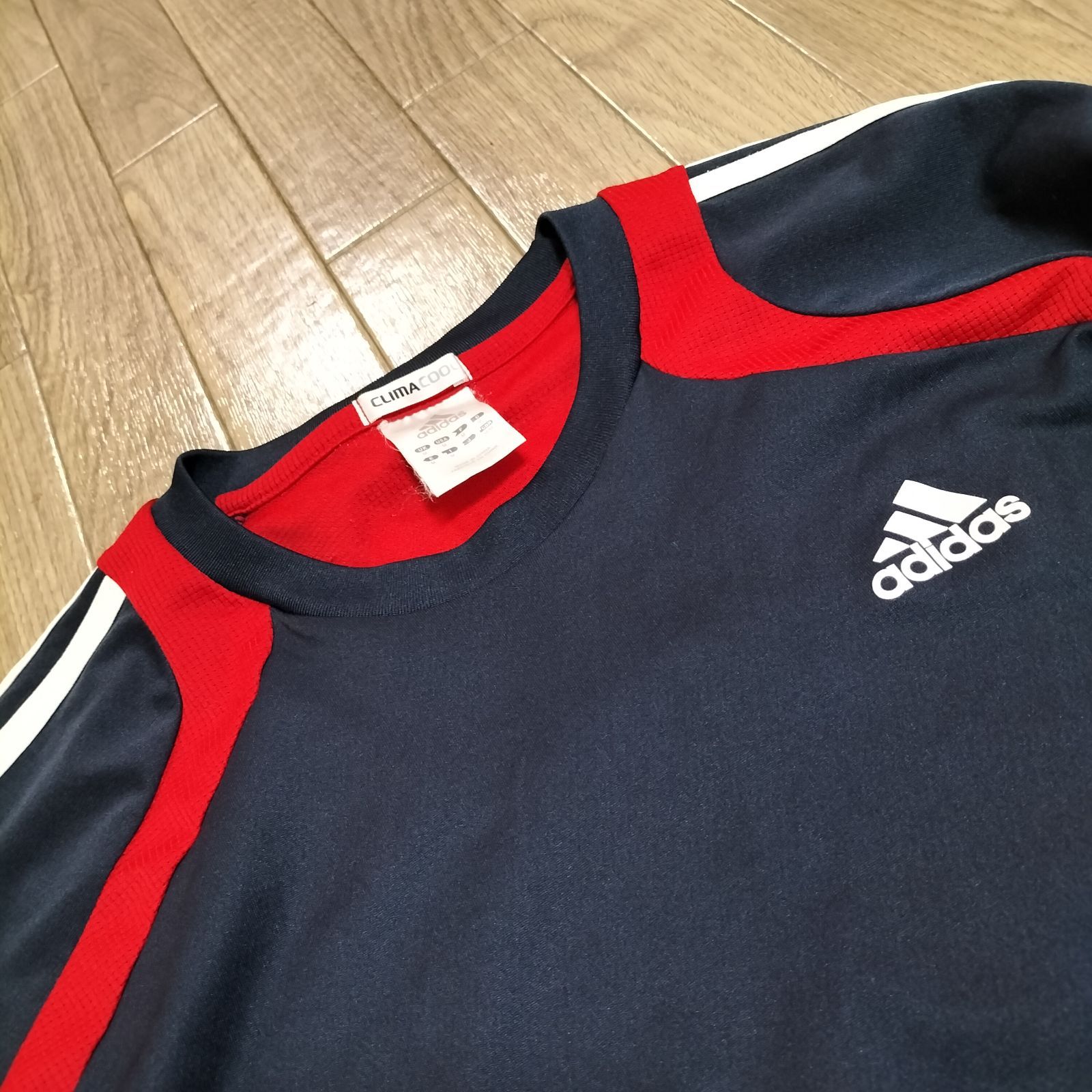 ☆old adidas ゲームシャツ トレーニングウェア ロンT プルオーバー 