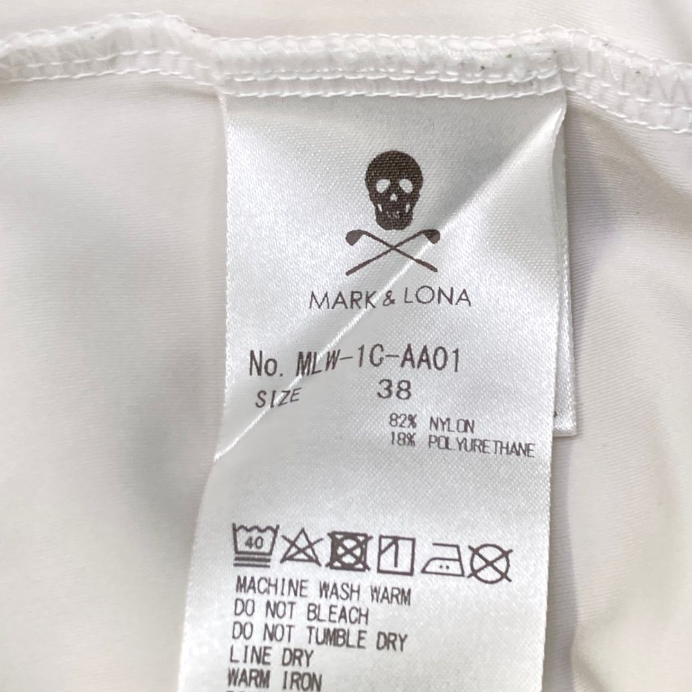 MARK&LONA ノースリーブポロシャツ MARK&LONA マークアンドロナ 2024年モデル ノースリーブポロシャツ 総