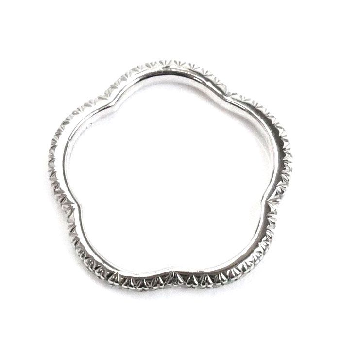 CHANEL シャネル K18WG ホワイトゴールド カメリア フルエタニティ  