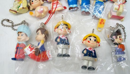 ペコちゃん ストラップ＆フィギュア まとめ売り 不二家 ペコちゃん フィギュア ストラップ ミュージアム まとめ