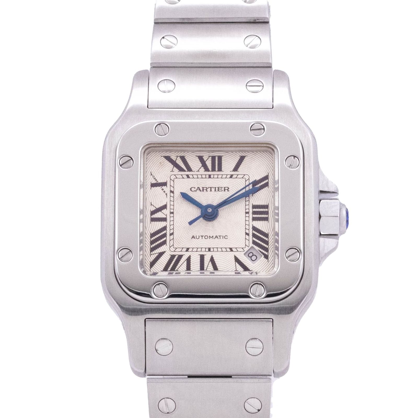 カルティエ Cartier サントス ガルベ W20054D6 Cartier Santos 自動巻き 腕時計 レディース シルバー