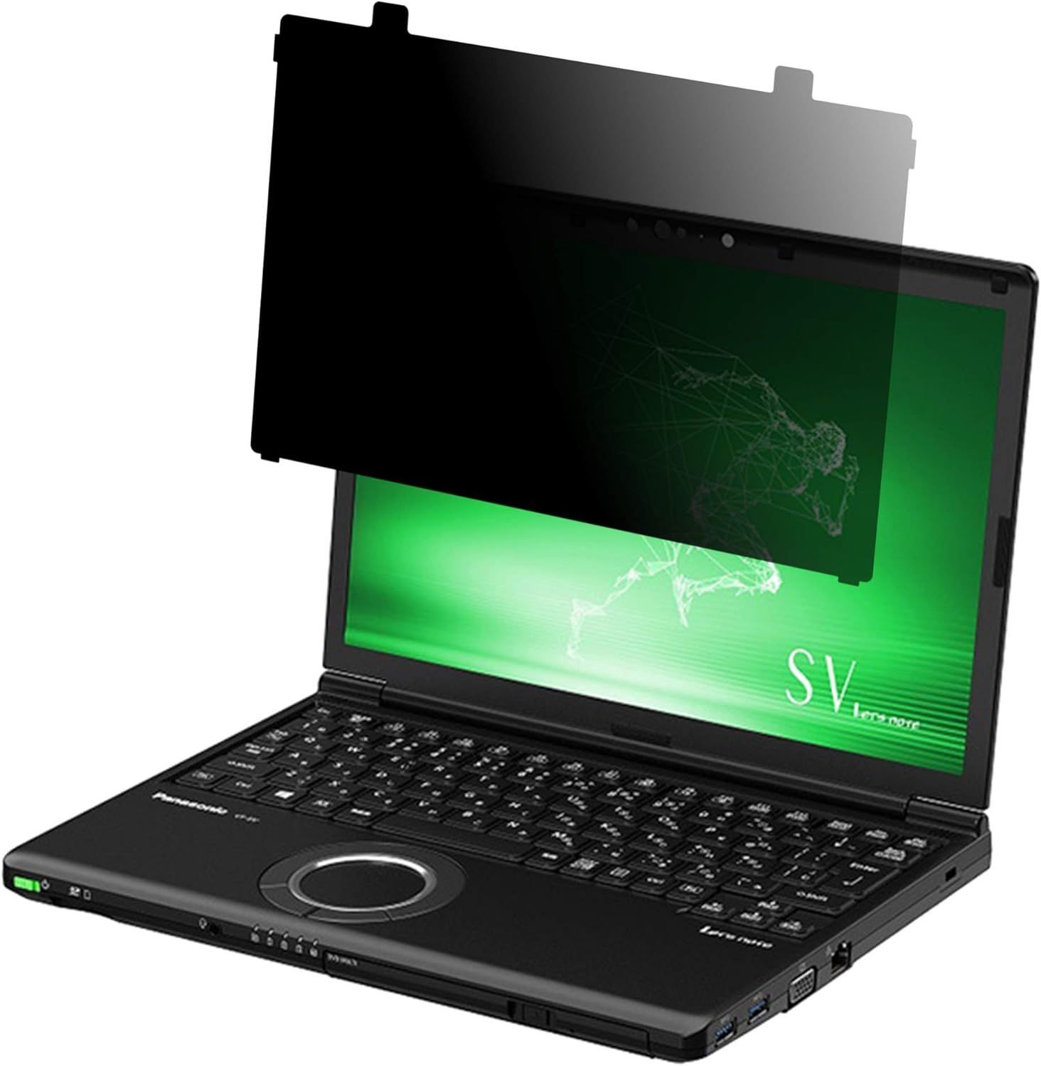 LOE(ロエ) はめ込み型 パナソニック レッツノート CF-SV/CF-SZ パソコン (個人・法人向け) 覗き見防止 保護フィルム ブルーライトカット プライバシー フィルター/Let's note CF-SV1、SV9、SV8、SV7、CF-SZ