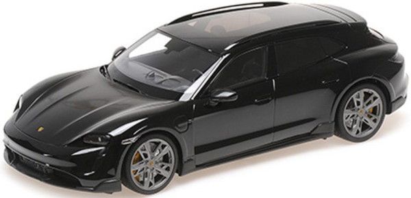 新品 MINICHAMPS 1/18 ポルシェ タイカン クロス ツーリスモ ターボ S 2021 ブラック 完成品ダイキャストミニカー 155069300 [佐川急便]