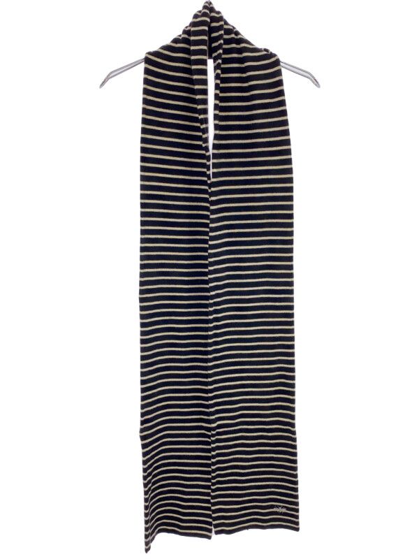 Dior HOMME ディオールオム 06AW BEE刺繍ボーダーカシミヤマフラー