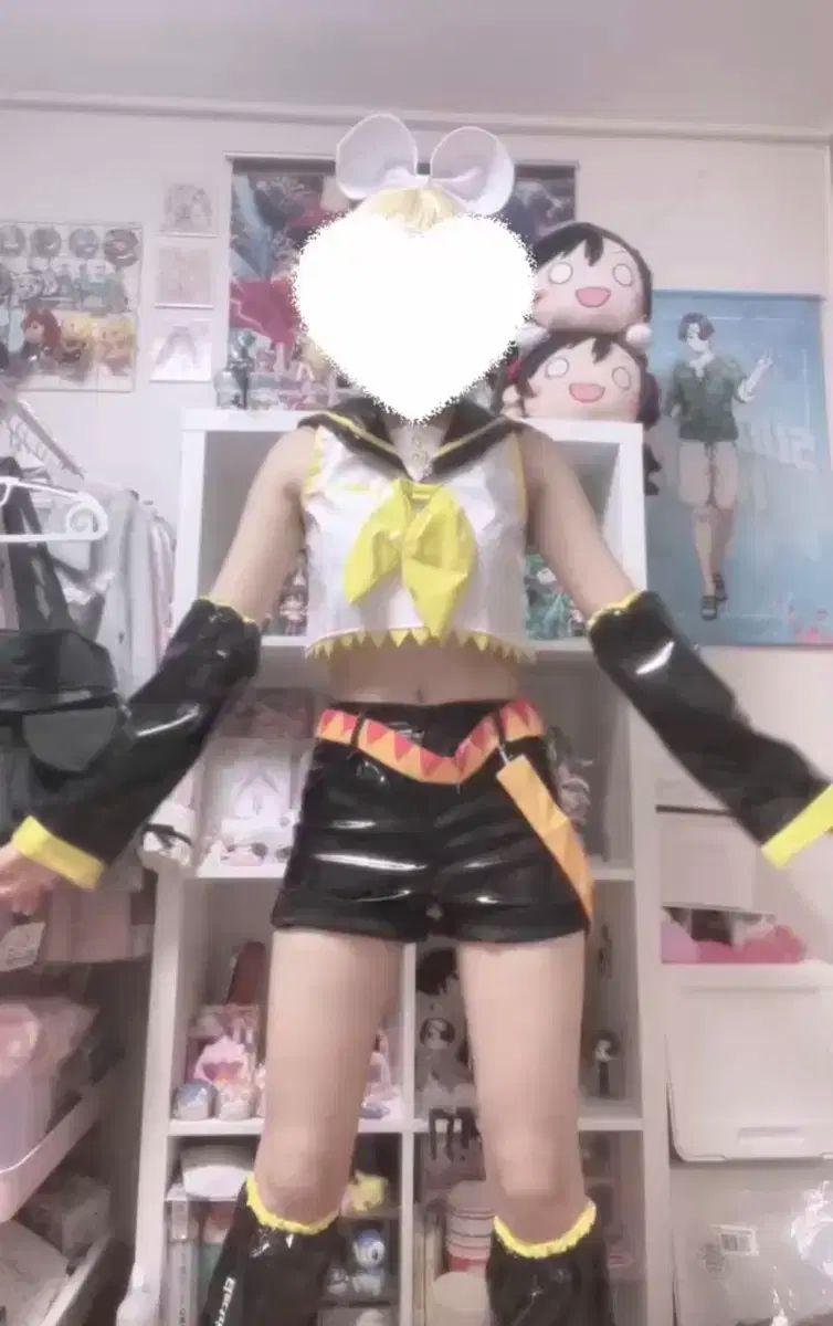 かがみねさん リン コスプレ レザ xs フルセット