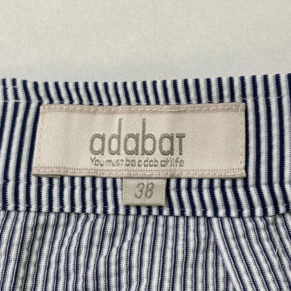 サイズ：38 ADABAT アダバット スカート シアサッカー