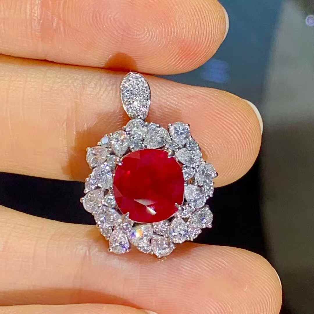 【レディス腕時計】天然ルビー ダイヤ Jewellery Collection 保管品 動作 宝石鑑別書◆47062