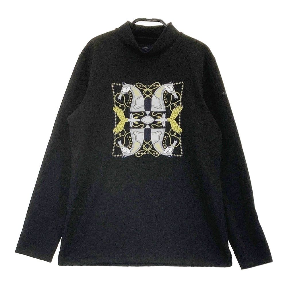 サイズ：LL CALLAWAY キャロウェイ  ハイネック 長袖Tシャツ  ブラック系 [240101329035]# ゴルフウェア レディース ストスト