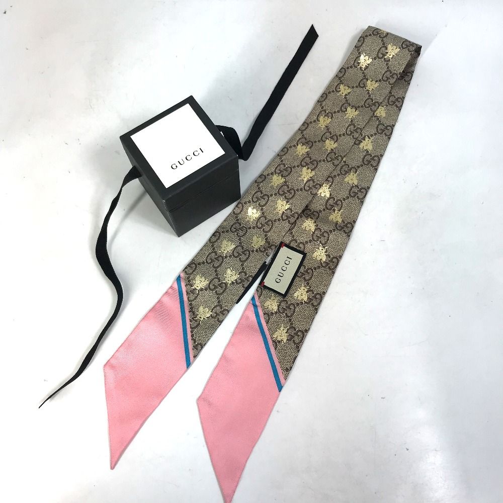GUCCI グッチ スカーフ BEE シルク - メルカリ