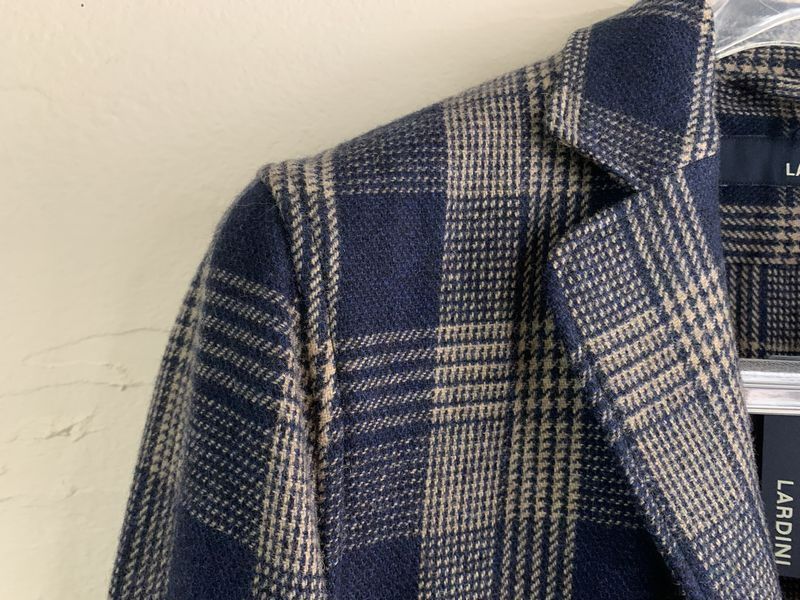 LARDINI ラルディーニ チェック柄 テーラードジャケット