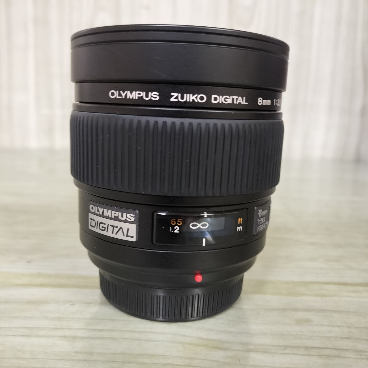 動作 済 オリンパス OLYMPUS レンズ ZUIKO DIGITAL ED 8mm F3.5 Fisheye フォーサーズ 前後キャップ付属 080092