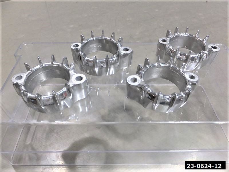 HONDA  HONDA CBX400F フランジSet バレル研磨仕上げ CBX550F CBR400F HONDA CBX CBX440FF 当時物　(23-0624-12) ホンダ 新品フランジセット CBX400F CBX550F CBR400F HONDA CBX400F フランジ