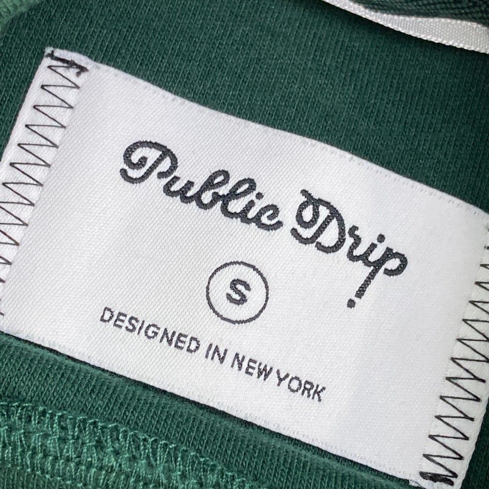 サイズ：S PUBLIC DRIP パブリックドリップ 2024年モデル 長袖Tシャツ  グリーン系 [240101451644] ゴルフウェア メンズ ストスト サイズ：S PUBLIC DRIP パブリックドリップ 2024年モデル 長袖T