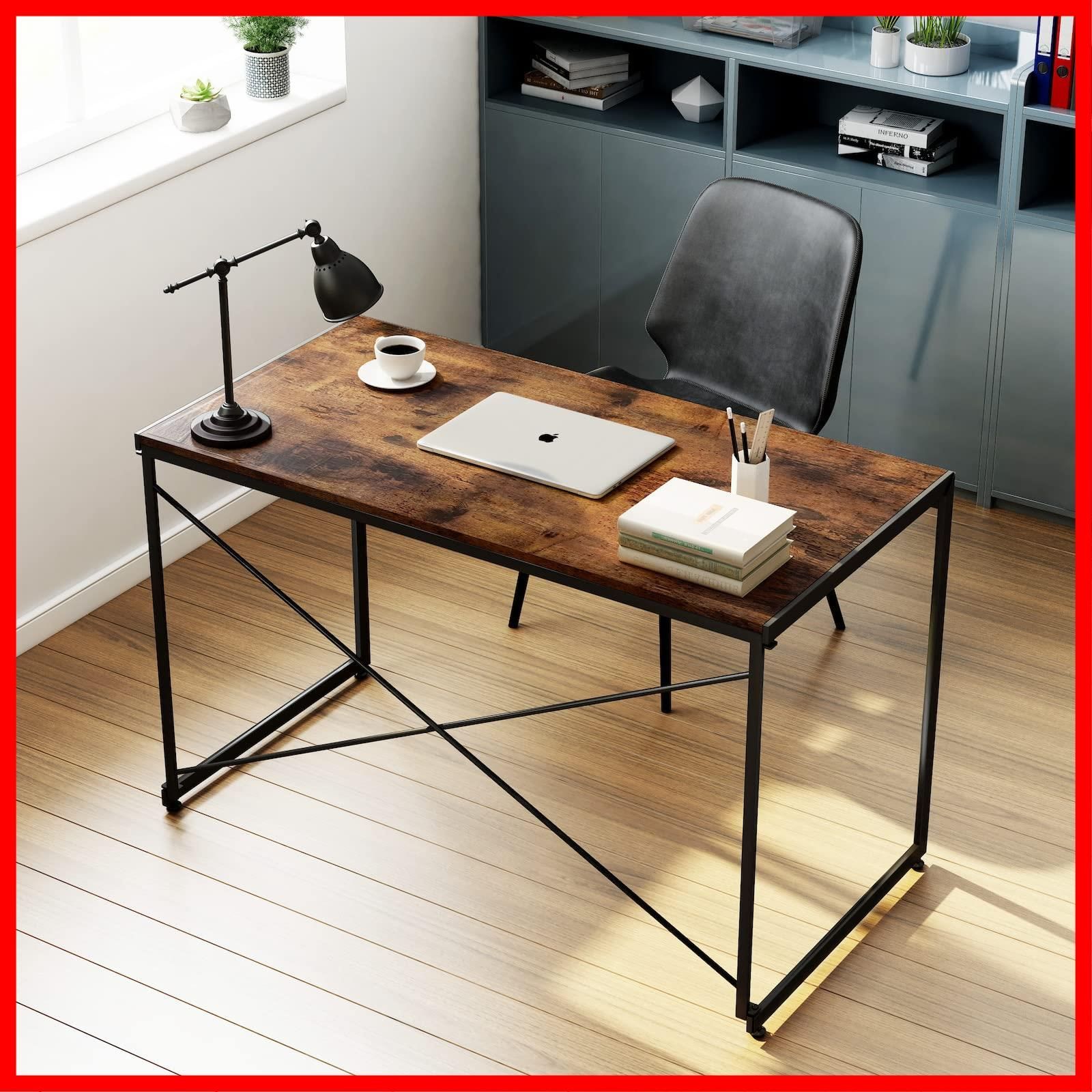 人気商品 パソコンデスク シンプルワークデスク ゲーミングテーブル PCデスク 学習机 勉強机 折りたたみ YEARCOLOR 組立簡単 耐荷重135KG 木製 しっかりした構造 おしゃれ