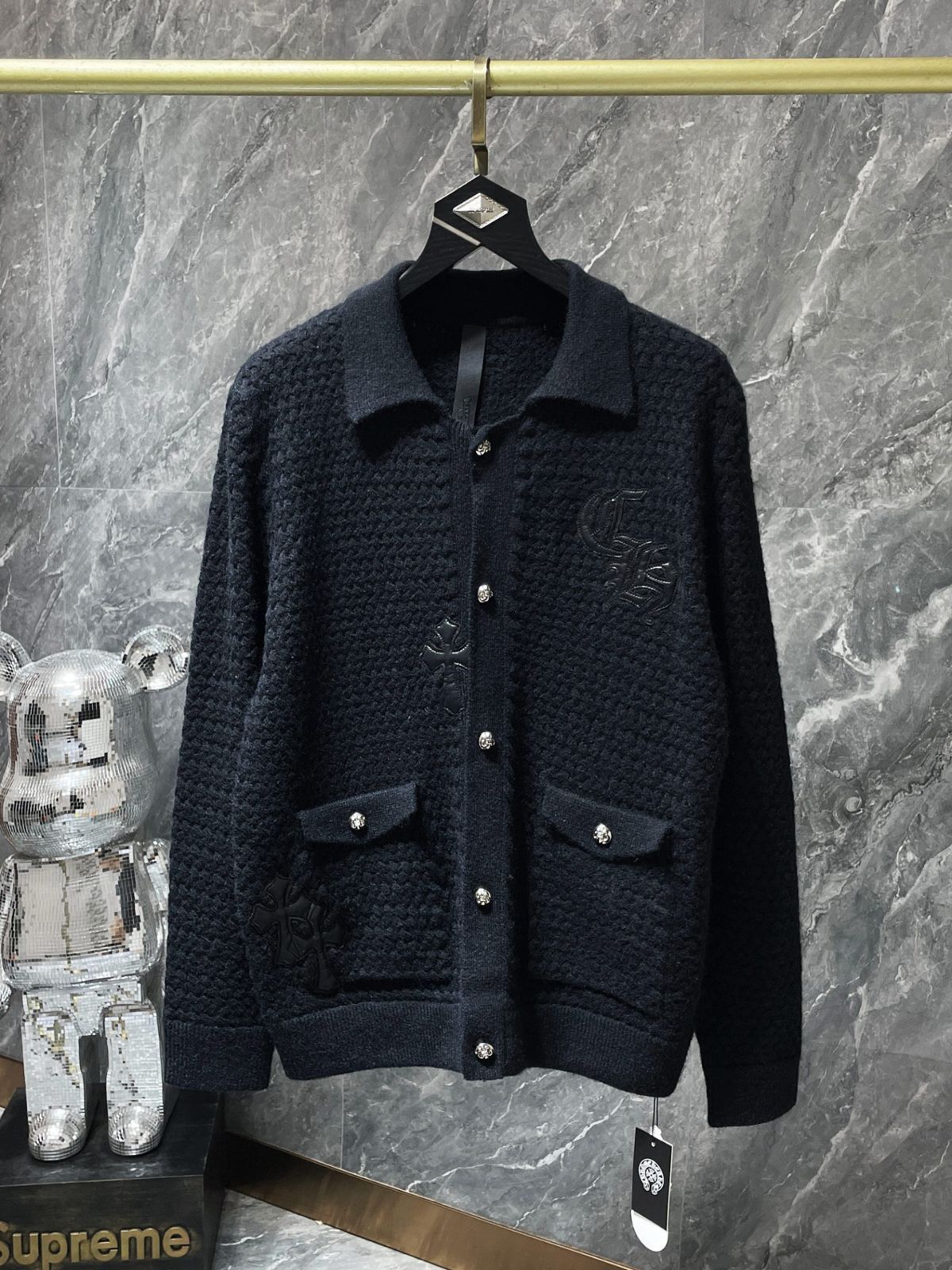 新品 Chrome Hearts クロムハーツ コート ニット/セーター