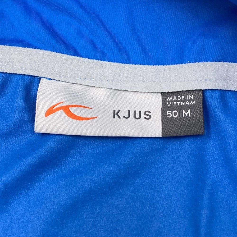 サイズ：M KJUS チュース  ジップジャケット  ブルー系 [240101410343] ゴルフウェア メンズ ストスト サイズ：M KJUS チュース ジップジャケット ブルー系