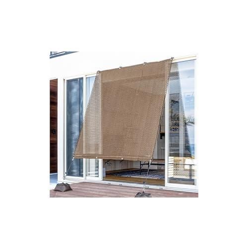 タカショー 日よけ クールシェード エアー モカ 1.8×2m ポリエチレン CLS 従来品の1.4倍の通気性 UVカット シェード サンシェー
