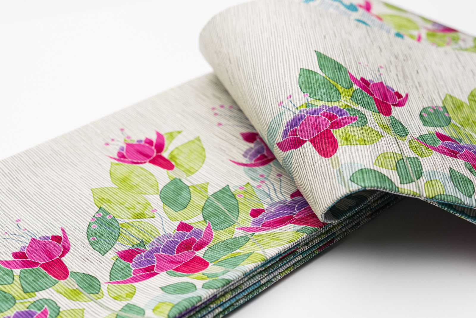 リバーシブル半幅帯