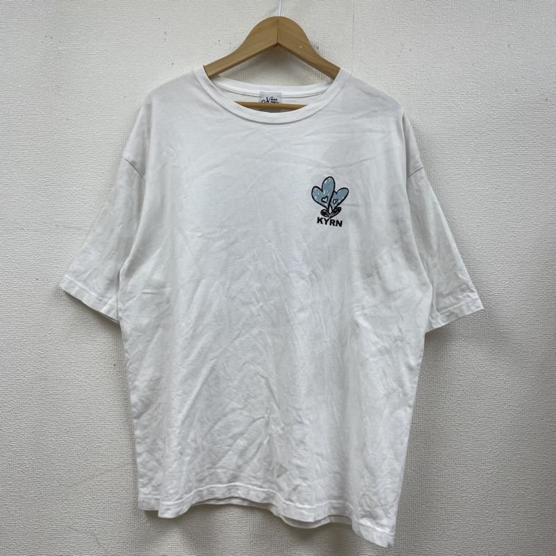 USED 古着 Tシャツ 半袖 kaoyorinakami カオヨリナカミ KYRN Flower Tシャツ 半袖 背面ビッグ プリント - メルカリ