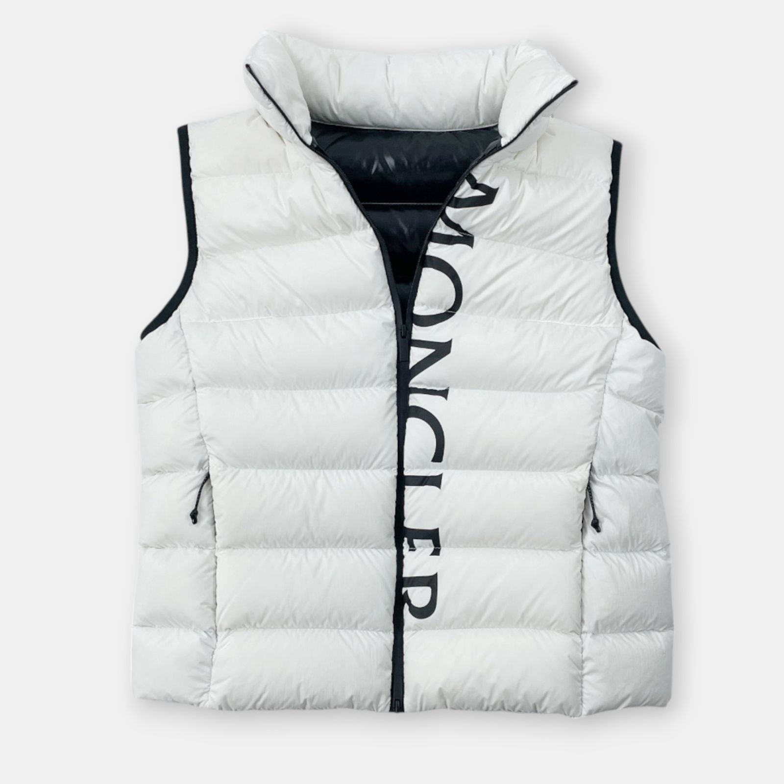 美品 MONCLER CENIS 22AW モンクレール チェニス フード ロゴ ダウン