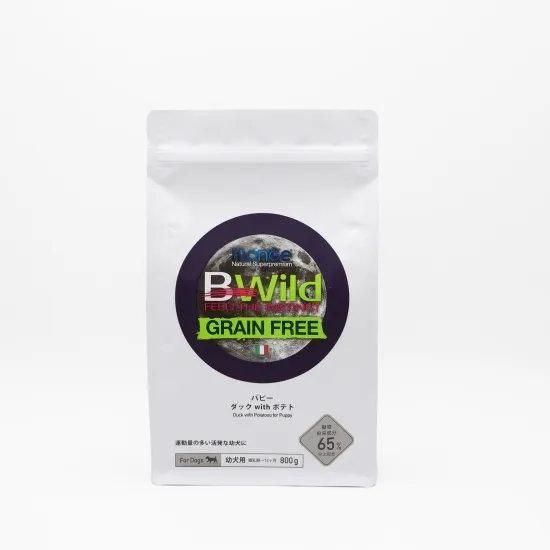 BWild ビーワイルド ダックwithポテト ＆ 鹿肉 パピー幼犬用 Amazon.co.jp: 【幼犬用 イタリア製 ドッグフード 800g】BWild