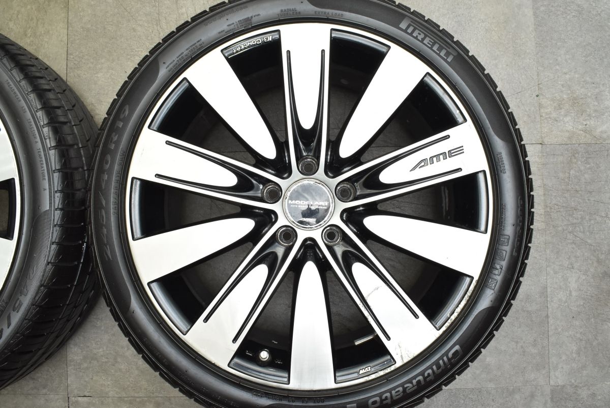送料無料】モデラート グレーサーモノブロック 19in 8J +45 9J +40 