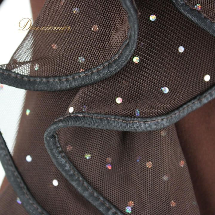 【美品 社交ダンス衣装】上下セット レッスンウェア 練習着 ICHIOKU イチオク 白 黒 黄色 茶色 ブラウン ホワイト ブラック 社交ダンス 衣装 スタンダード トップス レッスンウェア 練習着