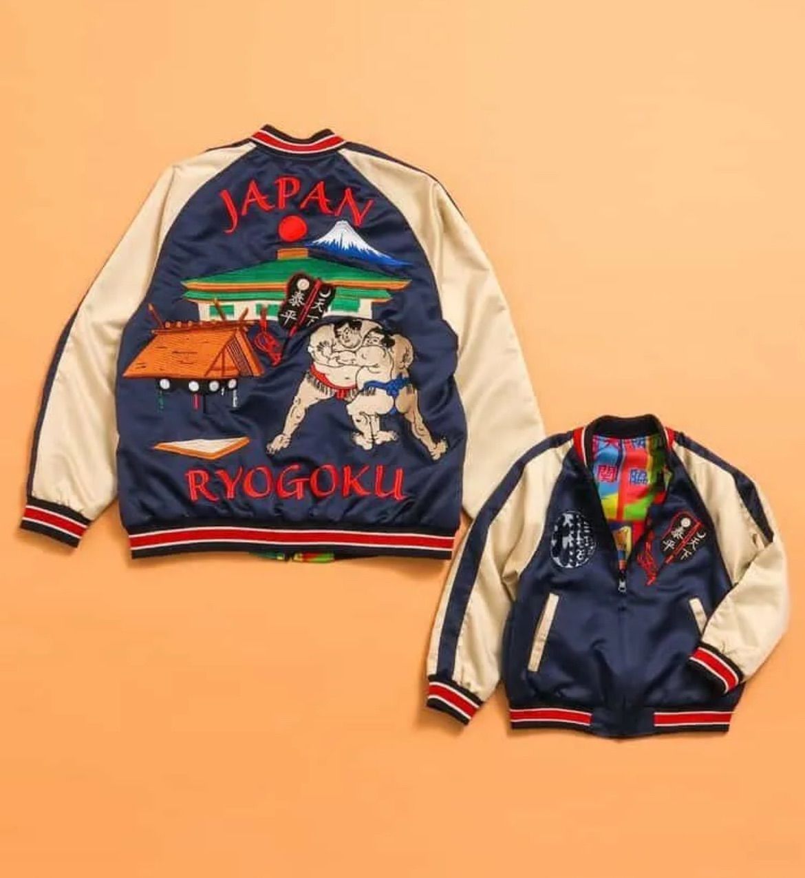 MOONCHILD BREEZE ブリーズ 日本相撲協会監修 スカジャン j202905