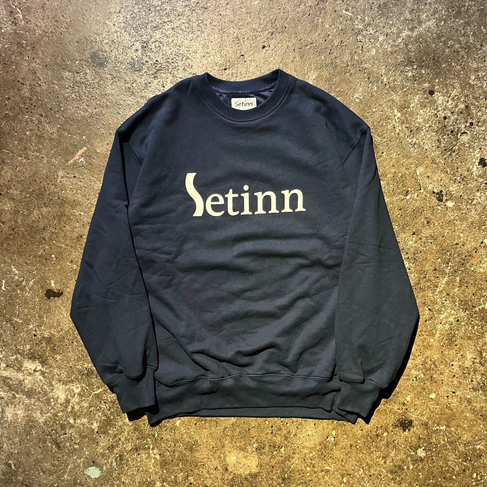Setinn R.Crew Sweat L ネイビー Setinn R.Crew Sweat L ネイビー Setinn R.Crew Sweat L