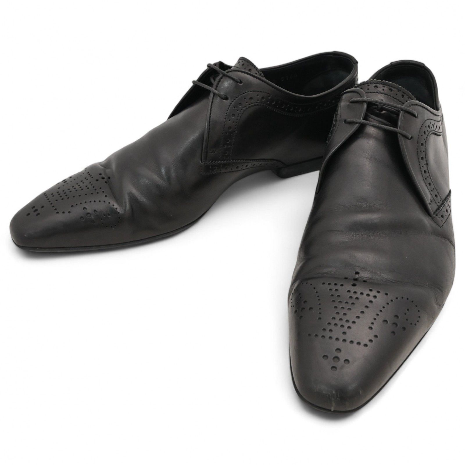 ルイヴィトン メダリオン ドレスシューズ レザー 8 1|2 Bランク lv4507ww