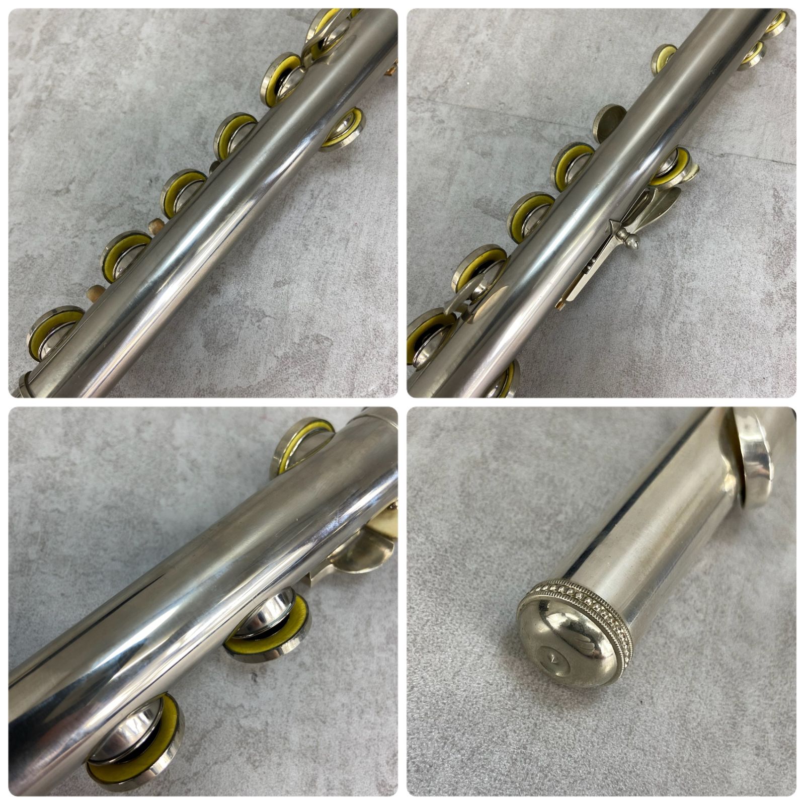 ムラマツフルート　M-120　頭部管銀製モデル　カバードキィ オフセット Muramatsu フルート M-120 頭部管銀製 シルバー カバードキィ