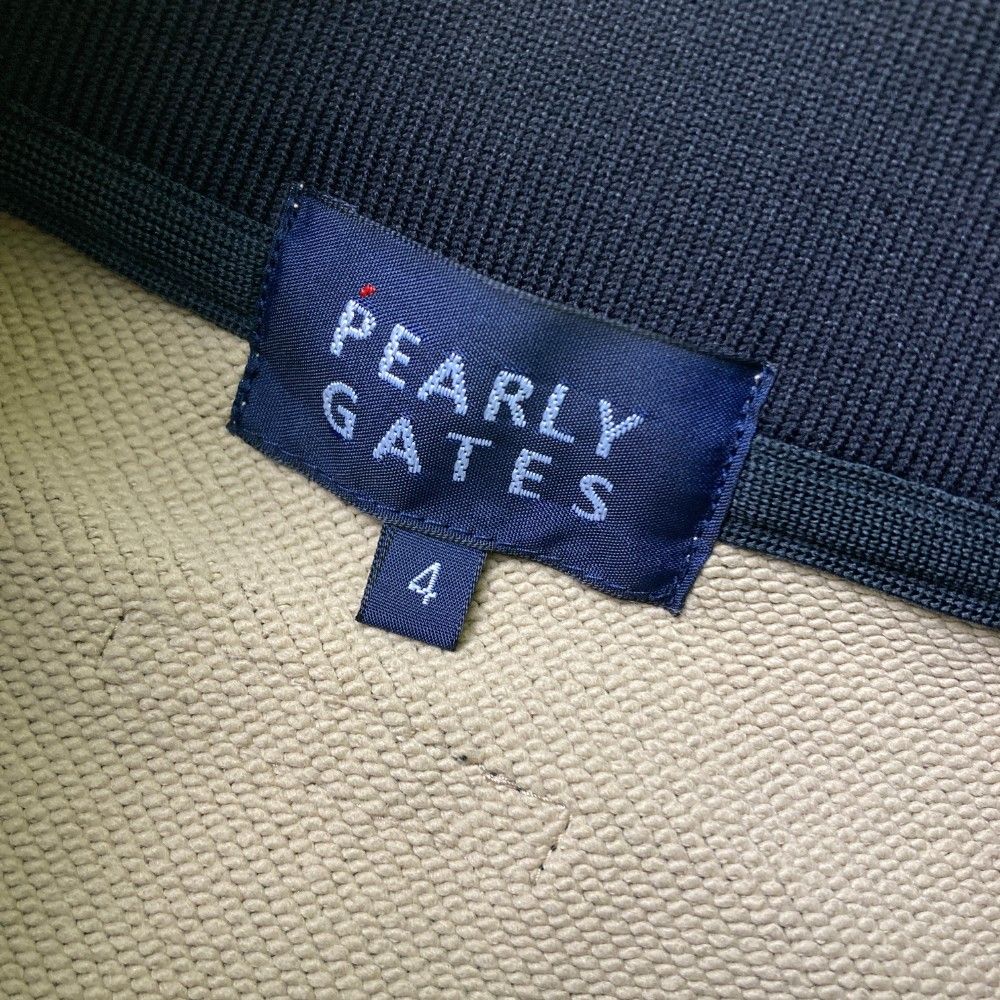 サイズ：4 PEARLY GATES パーリーゲイツ ジップジャケット ヒョウ柄