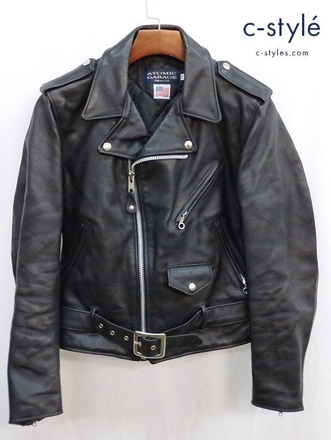 J925 [秋冬物][コラボ] Schott x ATOMIC GARAGE ショット