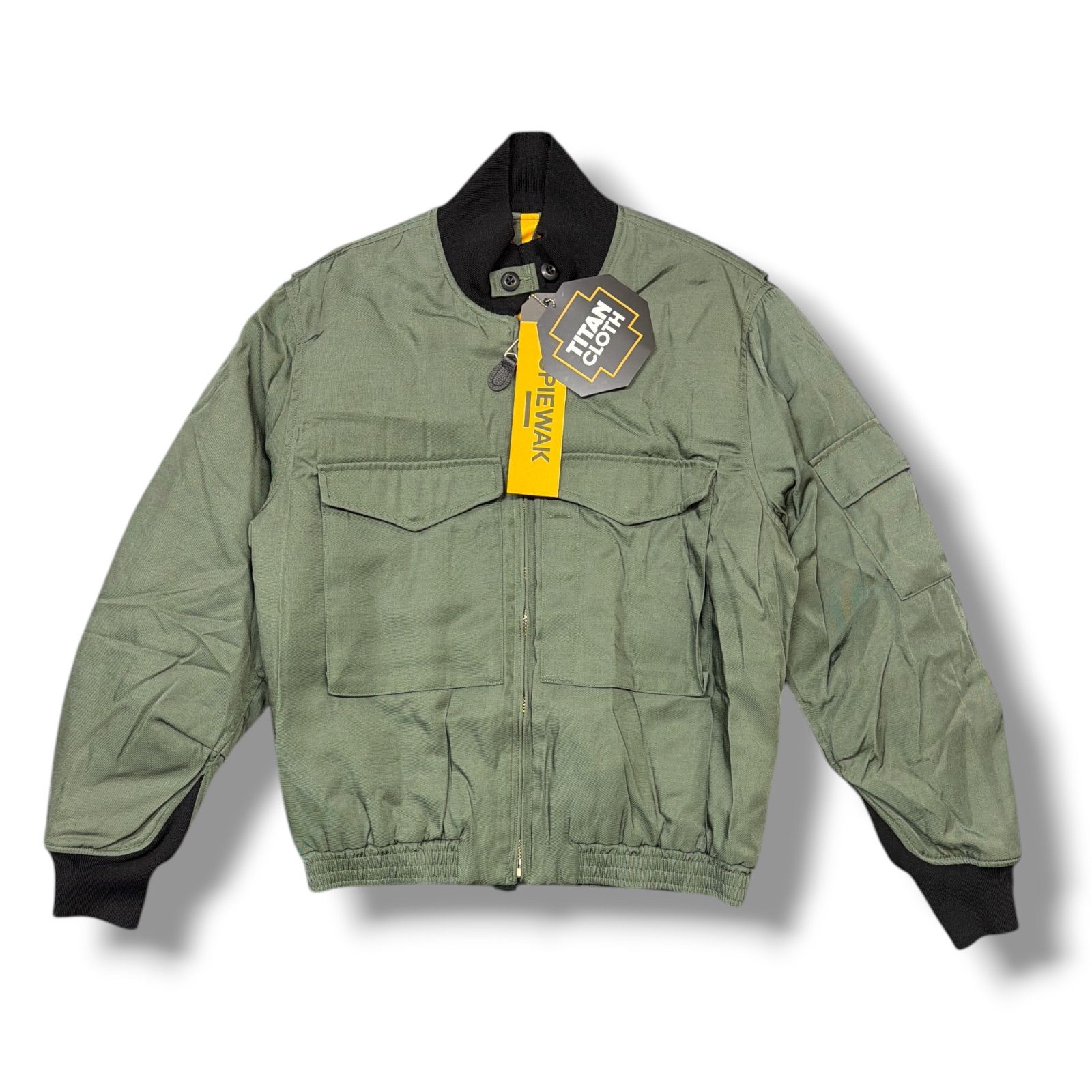 参考上代62700円 SPIEWAK 24AW G-8 TITAN タイタンクロス フライトジャケット ミリタリージャケット スピワック SW0402-M1005 セージ 42 99571A5