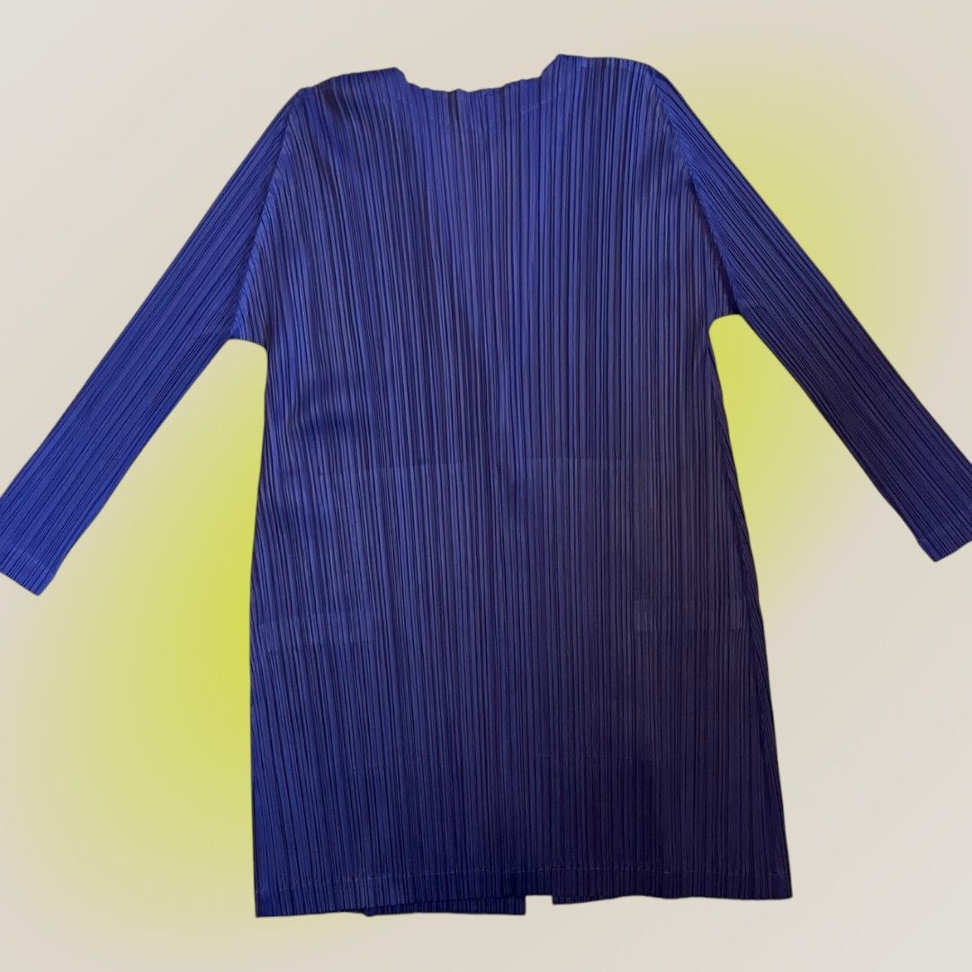 プリーツプリーズ イッセイミヤケ PLEATS PLEASE ISSEY MIYAKE プリーツ ワンピース パープル サイズ2