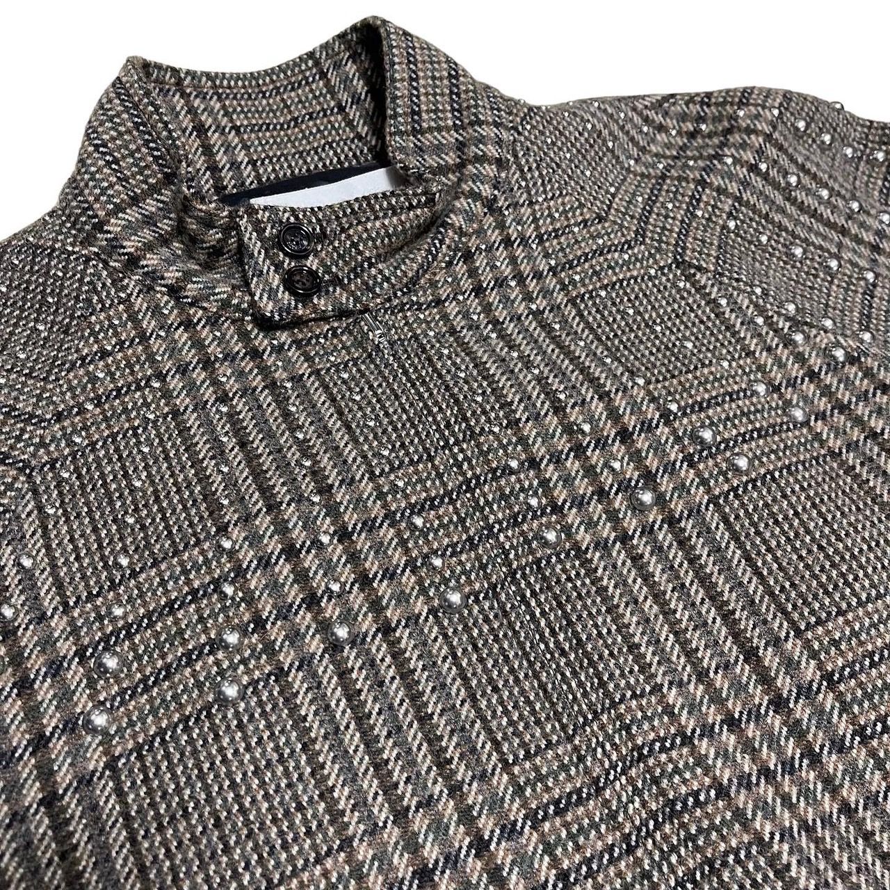 CELINE セリーヌ 22AW スタンドアップカラーテディジャケット 22AW TEDDY JACKET WITH STAND UP COLLAR  IN CHECKED WOOL - メルカリ