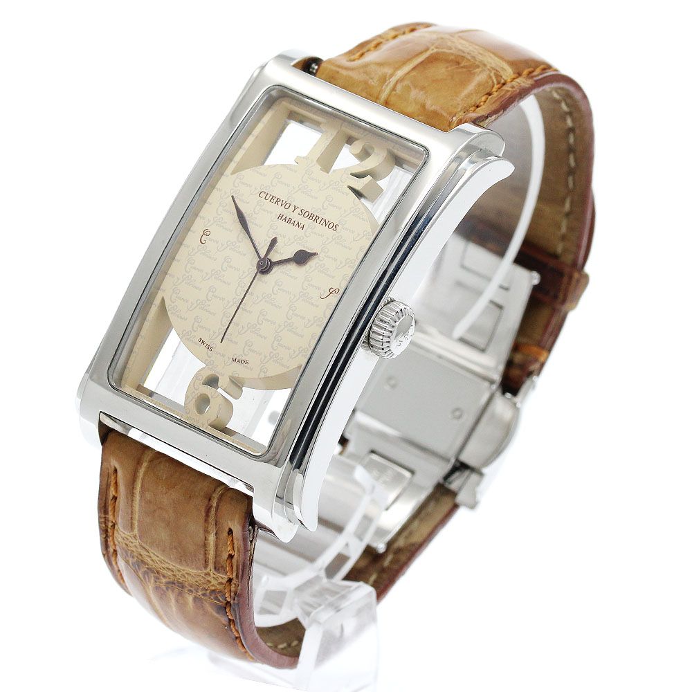 クエルボ イ ソブリノス CUERVO Y SOBRINOS A1011|2 ハバナ プロミネンテ 自動巻き メンズ_913835