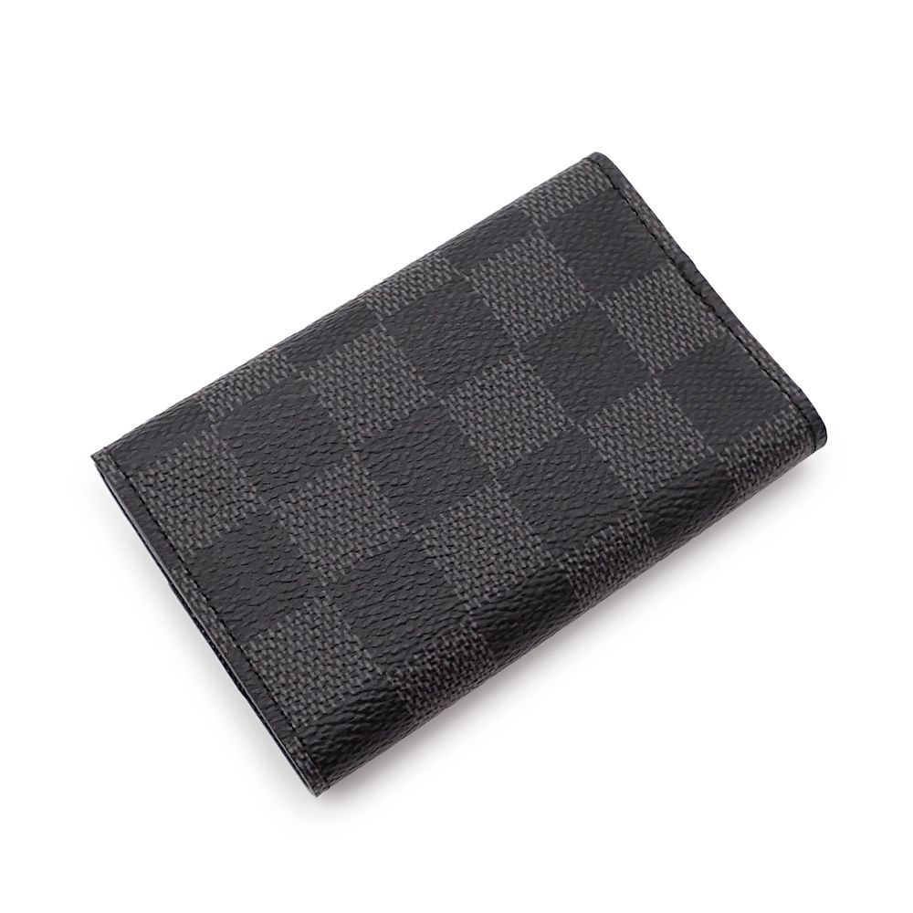 ルイ ヴィトン ミュルティクレ6 6連 キーケース メンズ ダミエ グラフィット グレー ブラック シルバー金具 M 62662