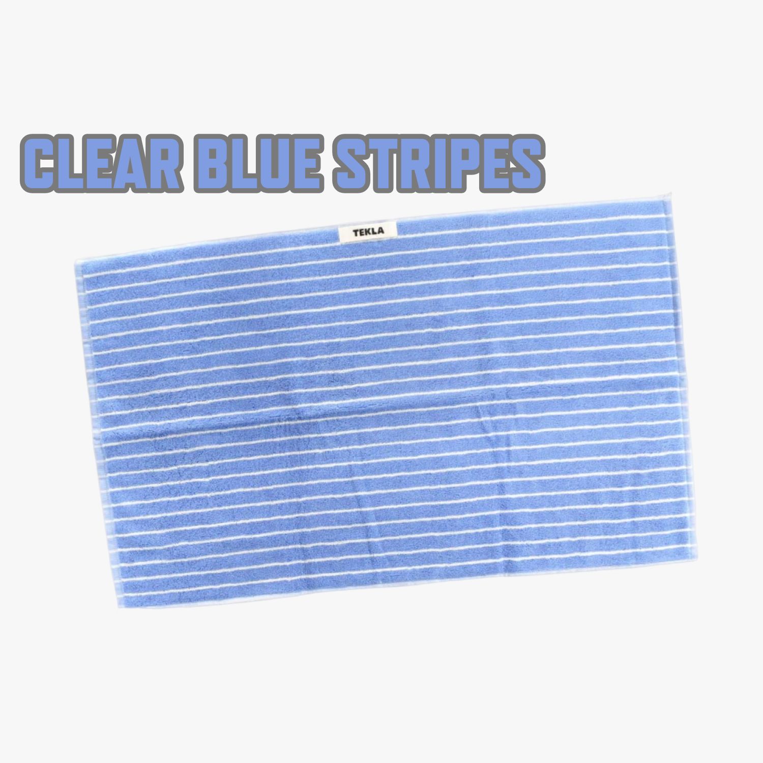 TEKLA テクラ タオル ClearBlue Navy KodiakBrown TEKLA テクラ タオル ClearBlue Navy KodiakBrown