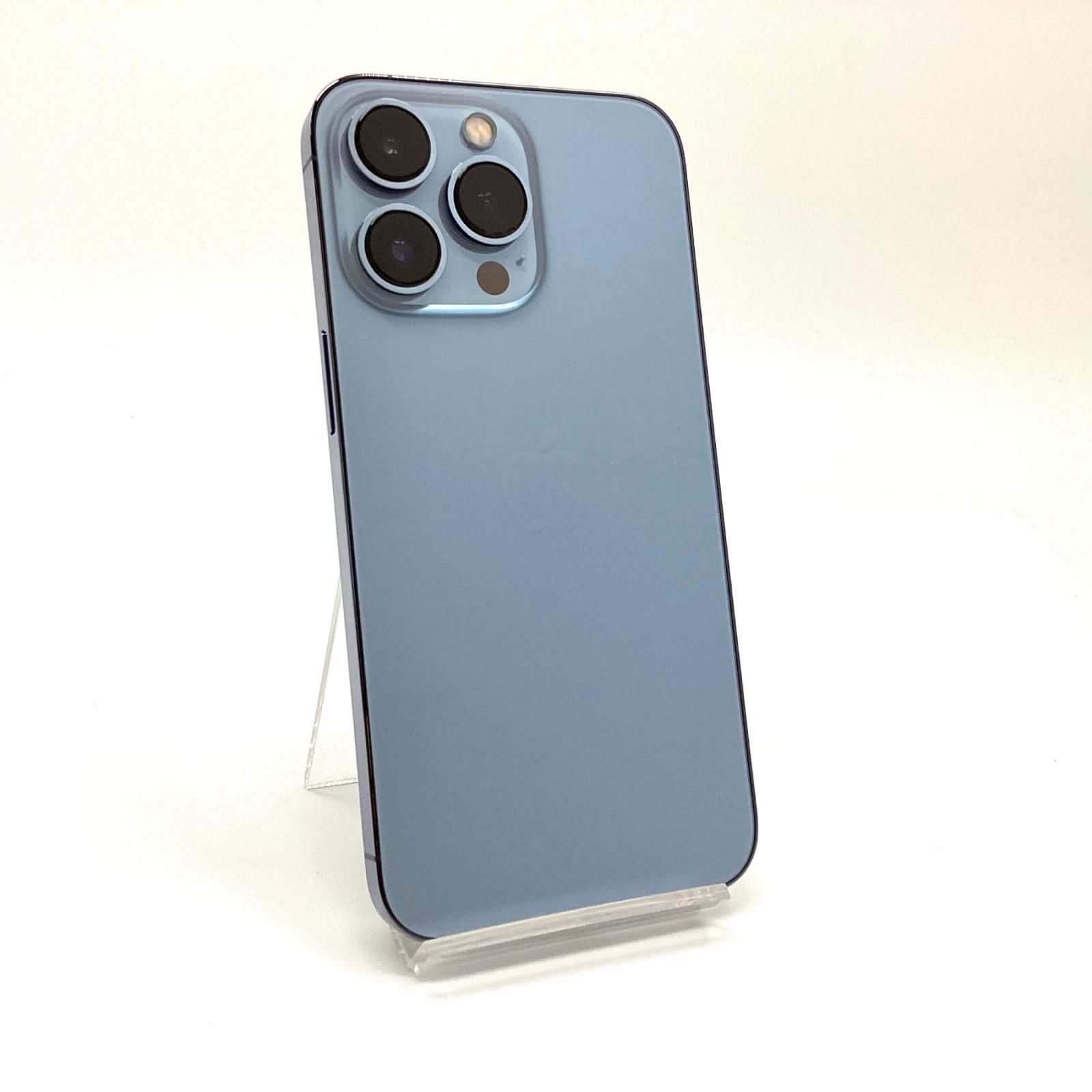 【全額返金保証】【最速発送】Apple iPhone 13 Pro 256GB シエラブルー au 美品 動作確認済 84% 白ロム