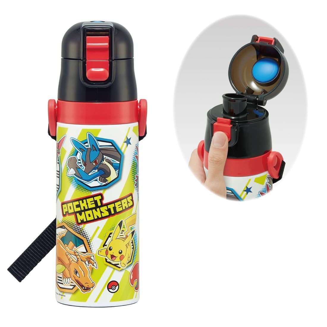 スケーター skater 水筒 470ml ポケットモンスター 23 子供用 ステンレス スポーツボトル SDC4-A